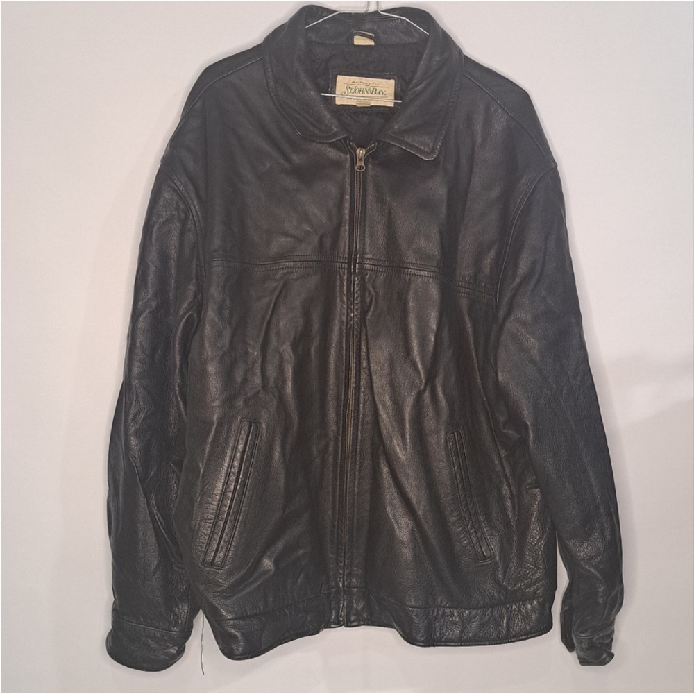 St John’s Bay Black Leather Jacket